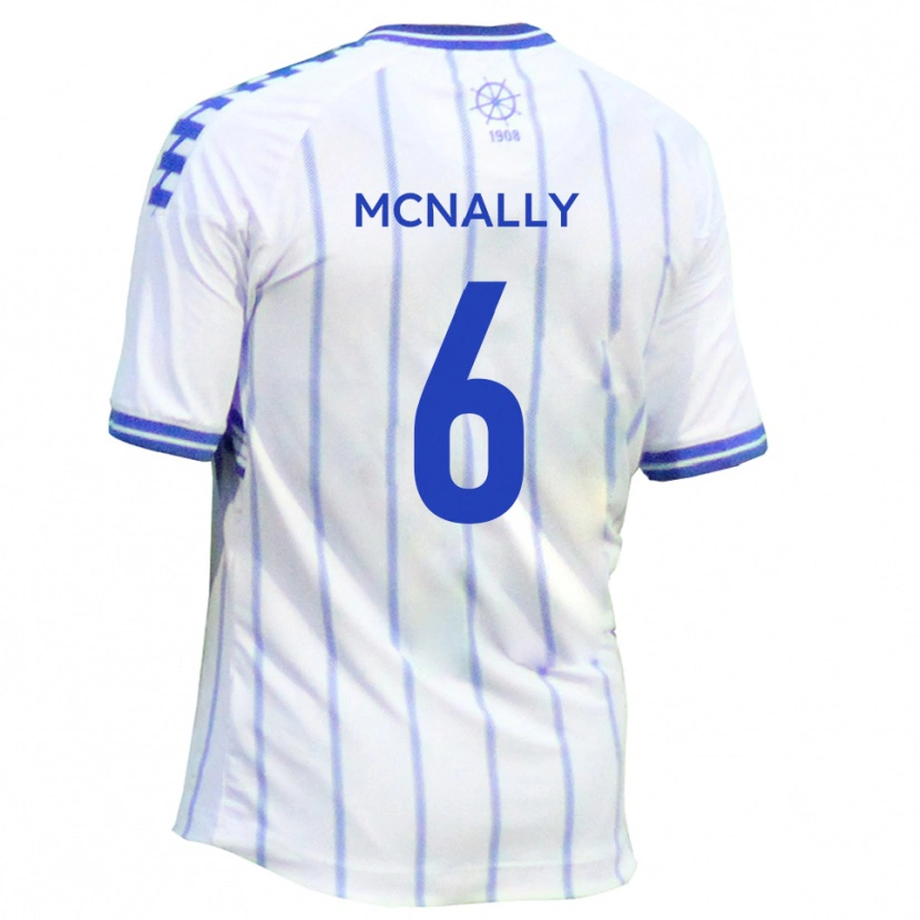 Danxen Women Reiss Mcnally #6 White Blue Home Jersey 2025/26 T-Shirt