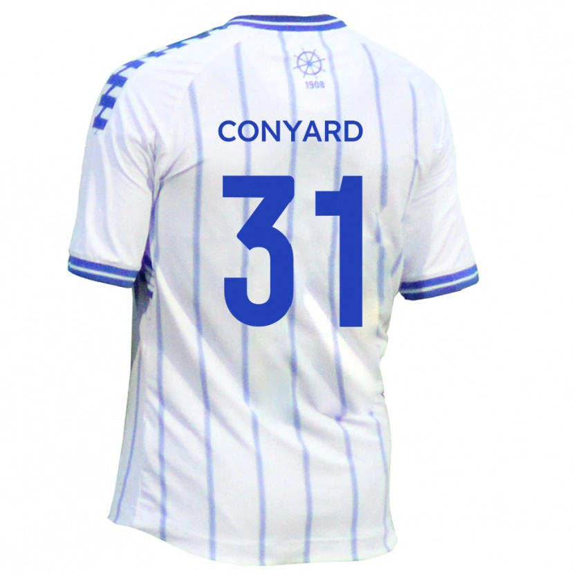 Danxen Women Harry Conyard #31 White Blue Home Jersey 2025/26 T-Shirt