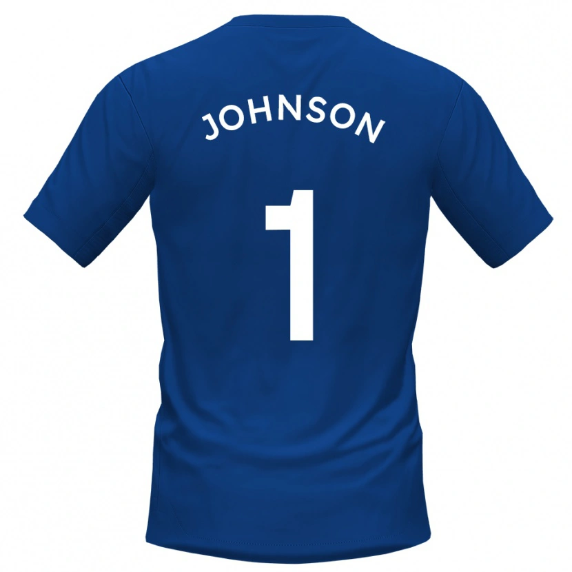 Danxen Women Sam Johnson #1 Blue White Home Jersey 2025/26 T-Shirt