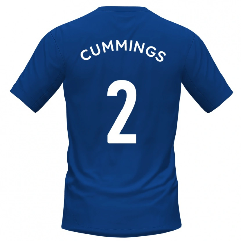 Danxen Women Jo Cummings #2 Blue White Home Jersey 2025/26 T-Shirt