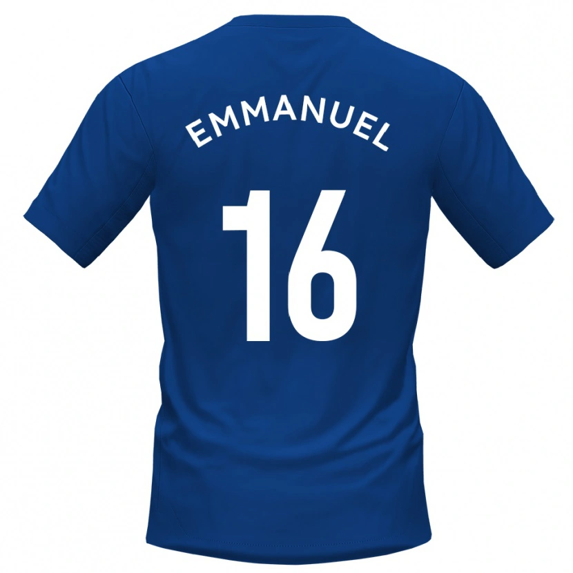 Danxen Women Josh Emmanuel #16 Blue White Home Jersey 2025/26 T-Shirt
