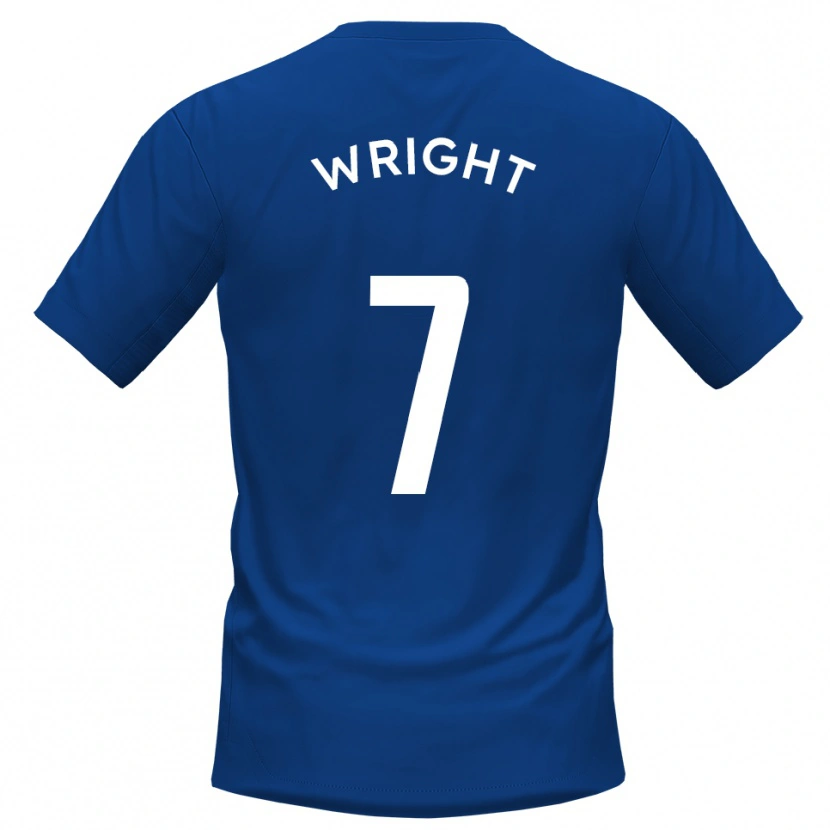 Danxen Women Max Wright #7 Blue White Home Jersey 2025/26 T-Shirt