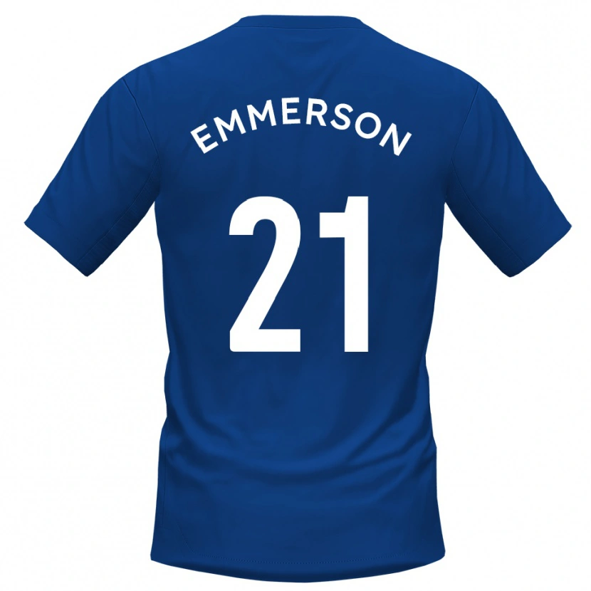 Danxen Women Zak Emmerson #21 Blue White Home Jersey 2025/26 T-Shirt