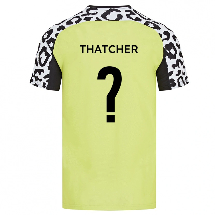 Danxen Women Katie Thatcher #0 Fluorescent Yellow Home Jersey 2025/26 T-Shirt