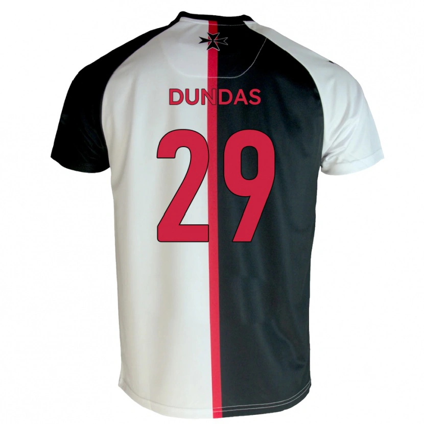 Danxen Women Jadyn Dundas #29 White Black Home Jersey 2025/26 T-Shirt