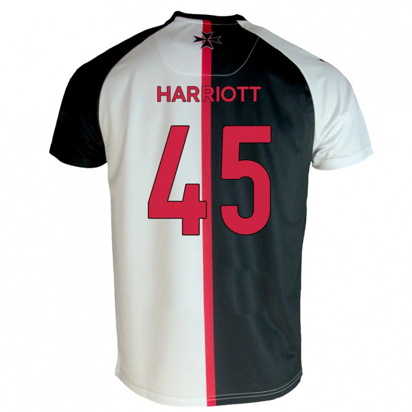 Danxen Women Callum Harriott #45 White Black Home Jersey 2025/26 T-Shirt