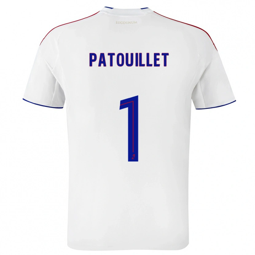 Danxen Women Mathieu Patouillet #1 White Red Home Jersey 2025/26 T-Shirt