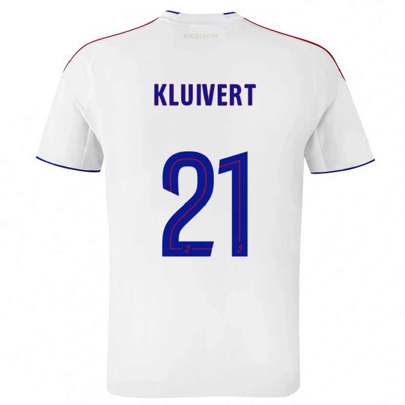 Danxen Women Ruben Kluivert #21 White Red Home Jersey 2025/26 T-Shirt