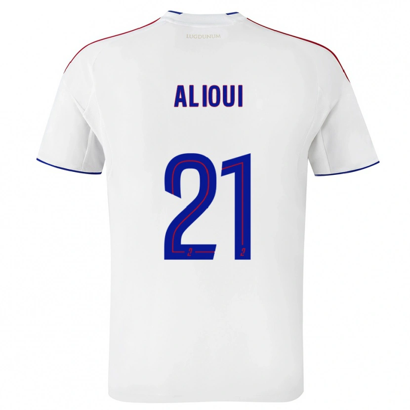 Danxen Women Adam Alioui #21 White Red Home Jersey 2025/26 T-Shirt