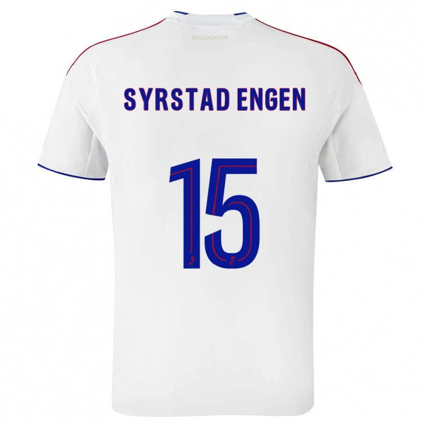 Danxen Women Ingrid Syrstad Engen #15 White Red Home Jersey 2025/26 T-Shirt