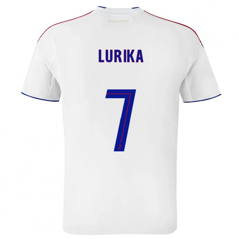 Danxen Women Nehemie Lurika #7 White Red Home Jersey 2025/26 T-Shirt