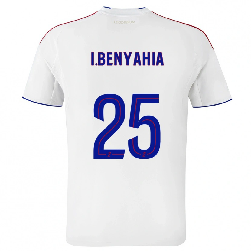 Danxen Women Ines Benyahia #25 White Red Home Jersey 2025/26 T-Shirt