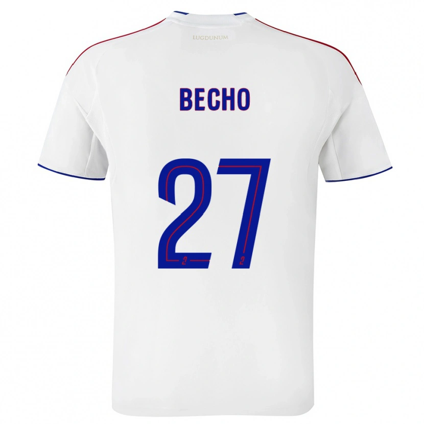 Danxen Women Vicki Becho #27 White Red Home Jersey 2025/26 T-Shirt