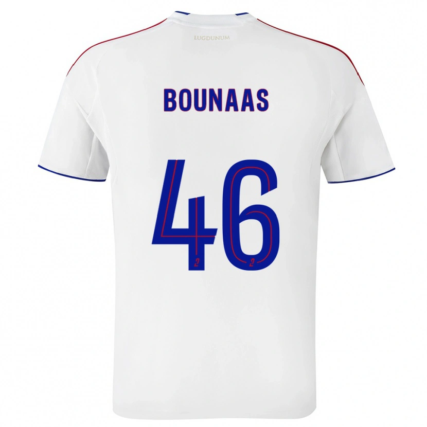 Danxen Women Idris Bounaas #46 White Red Home Jersey 2025/26 T-Shirt