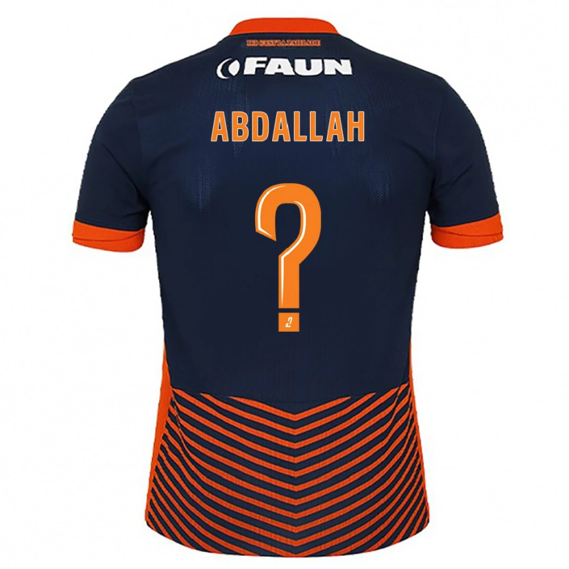 Danxen Women Ikrame Abdallah #0 Midnight Blue Orange Home Jersey 2025/26 T-Shirt