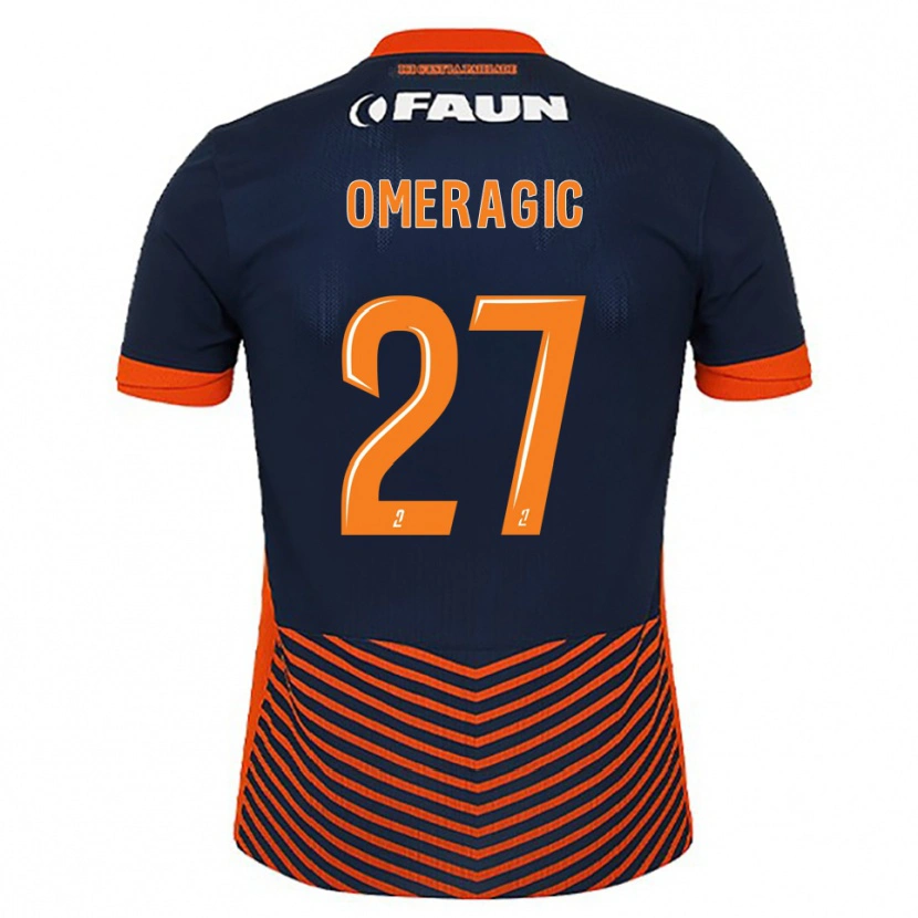 Danxen Women Becir Omeragic #27 Midnight Blue Orange Home Jersey 2025/26 T-Shirt