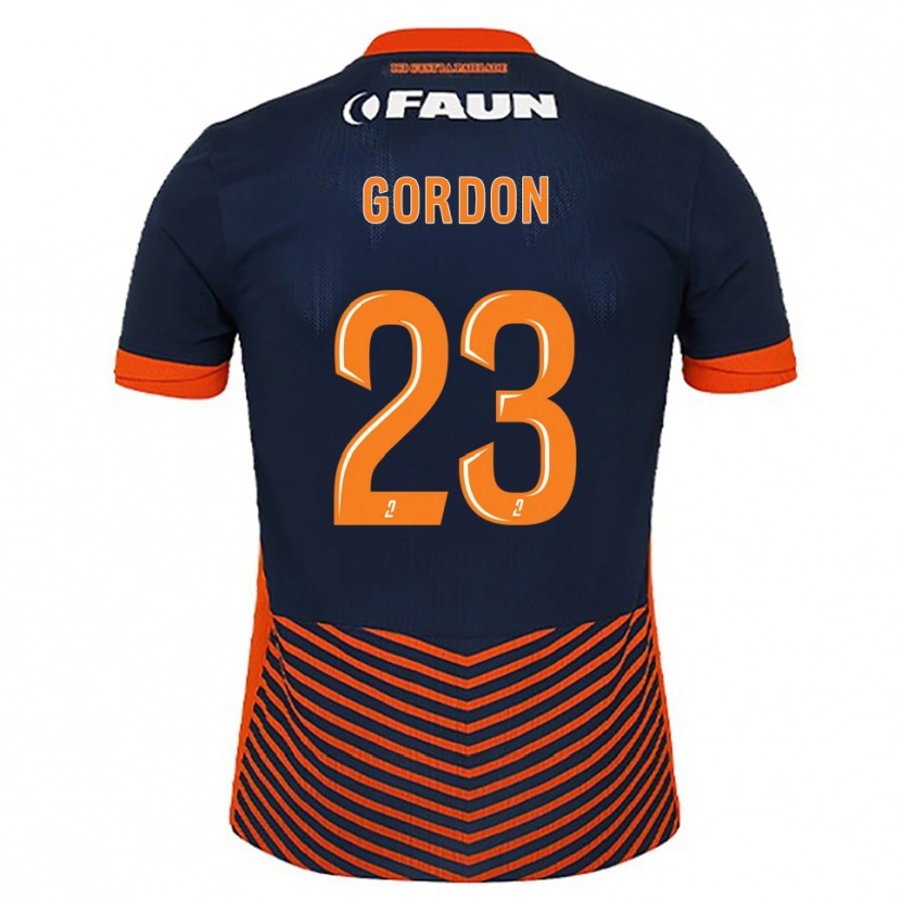 Danxen Women Sh'nia Gordon #23 Midnight Blue Orange Home Jersey 2025/26 T-Shirt
