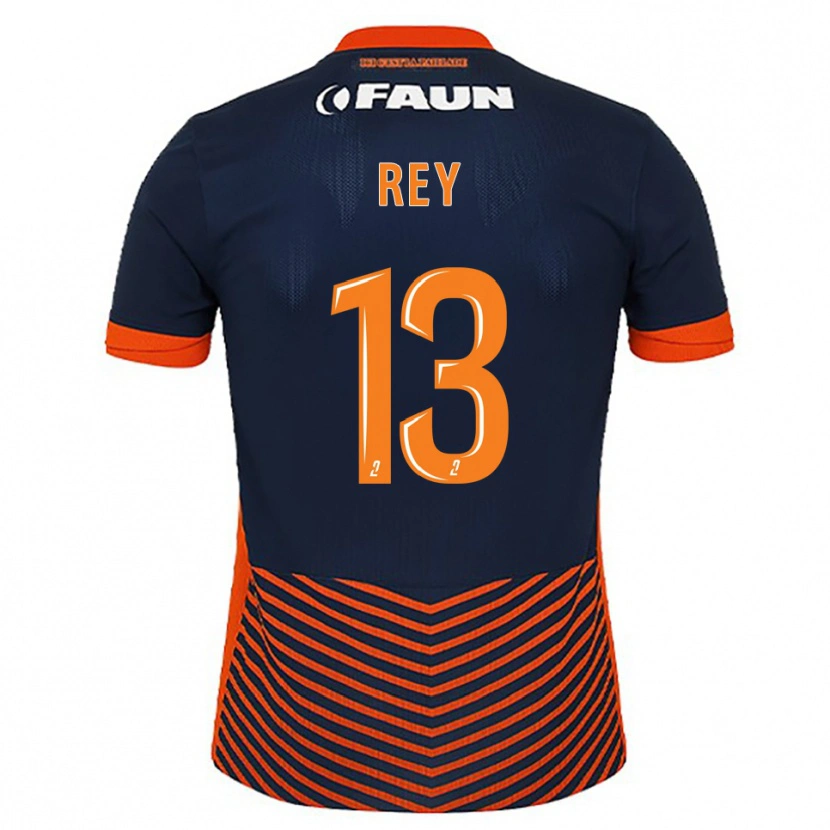 Danxen Women Ruben Rey #13 Midnight Blue Orange Home Jersey 2025/26 T-Shirt