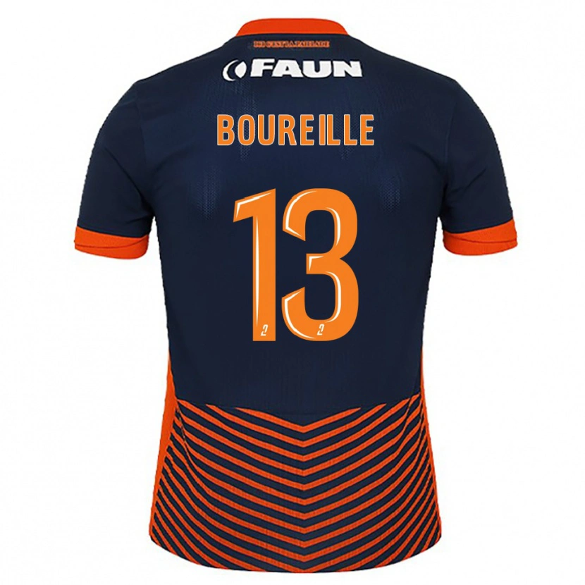 Danxen Women Celeste Boureille #13 Midnight Blue Orange Home Jersey 2025/26 T-Shirt