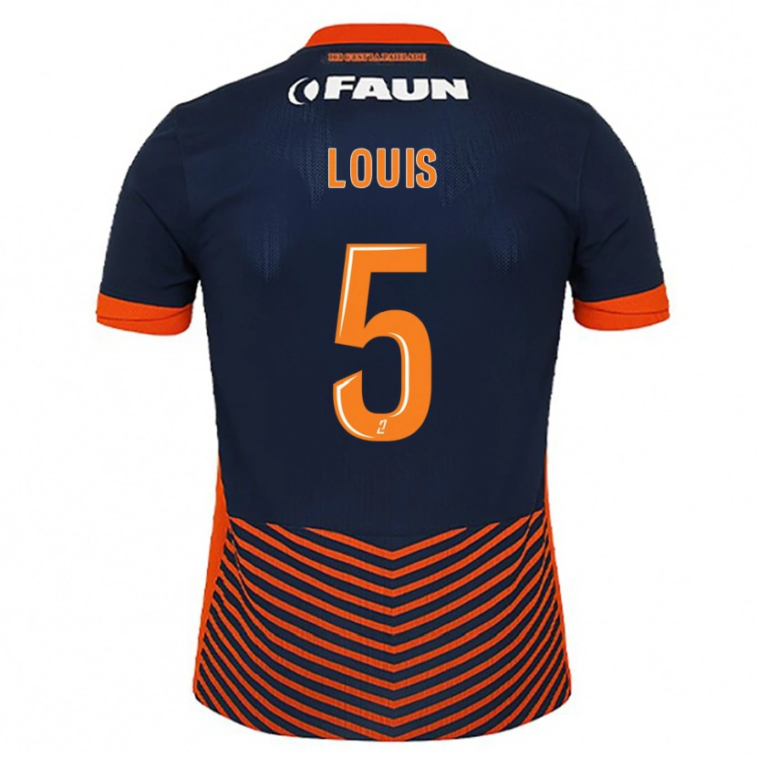 Danxen Women Kethna Louis #5 Midnight Blue Orange Home Jersey 2025/26 T-Shirt