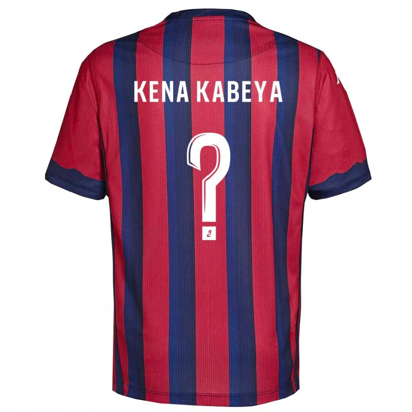 Danxen Women Ethan Kena Kabeya #0 Burgundy Navy Home Jersey 2025/26 T-Shirt