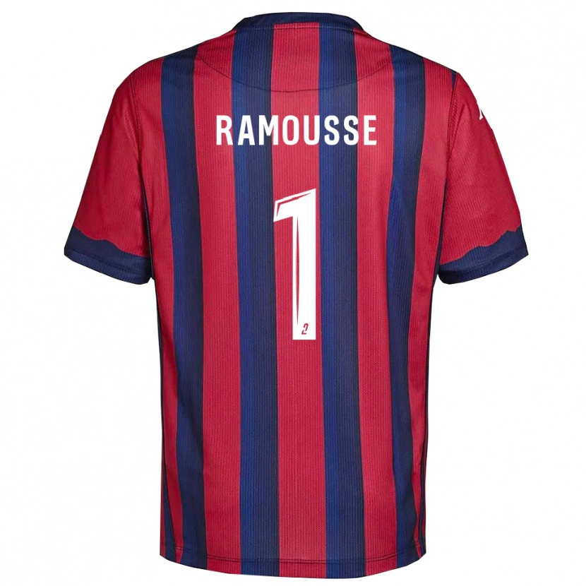 Danxen Women Théo Ramousse #1 Burgundy Navy Home Jersey 2025/26 T-Shirt