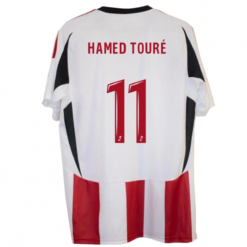 Danxen Women Ben Hamed Touré #11 Red Blue Home Jersey 2025/26 T-Shirt