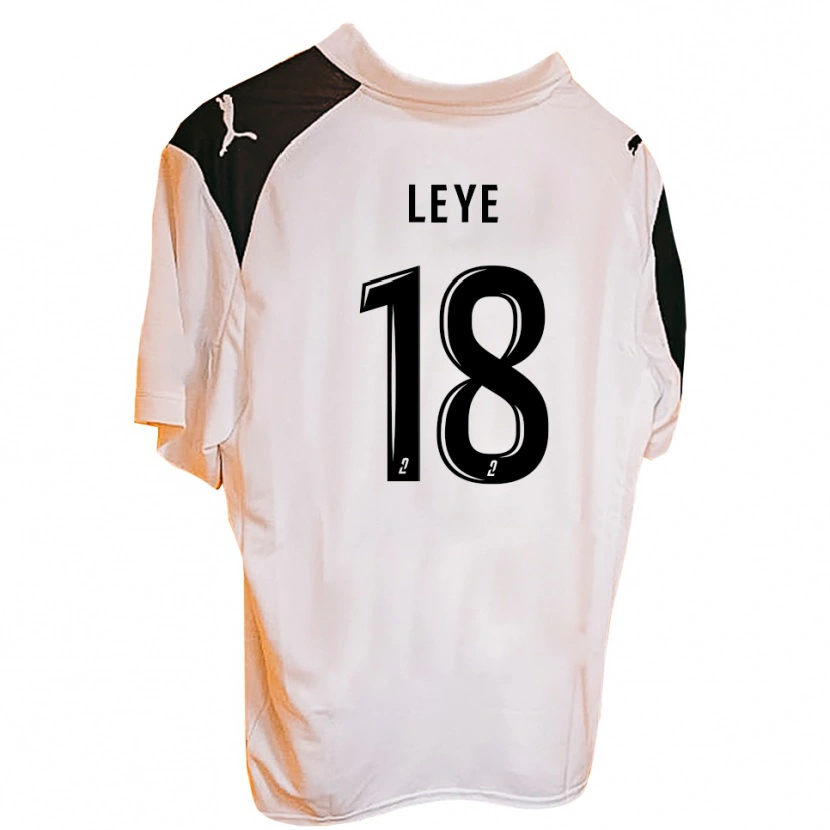 Danxen Women Tidiane Leye #18 Black White Home Jersey 2025/26 T-Shirt