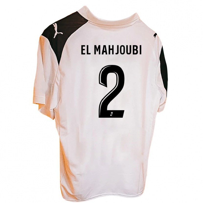 Danxen Women Djibril El Mahjoubi #2 Black White Home Jersey 2025/26 T-Shirt
