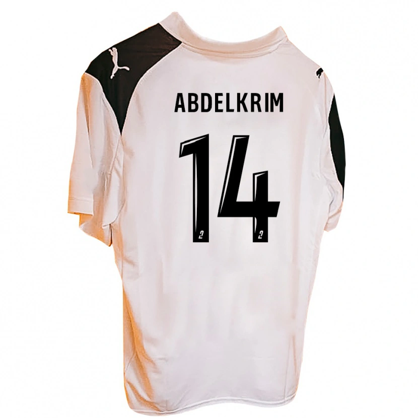 Danxen Women Iliès Abdelkrim #14 Black White Home Jersey 2025/26 T-Shirt