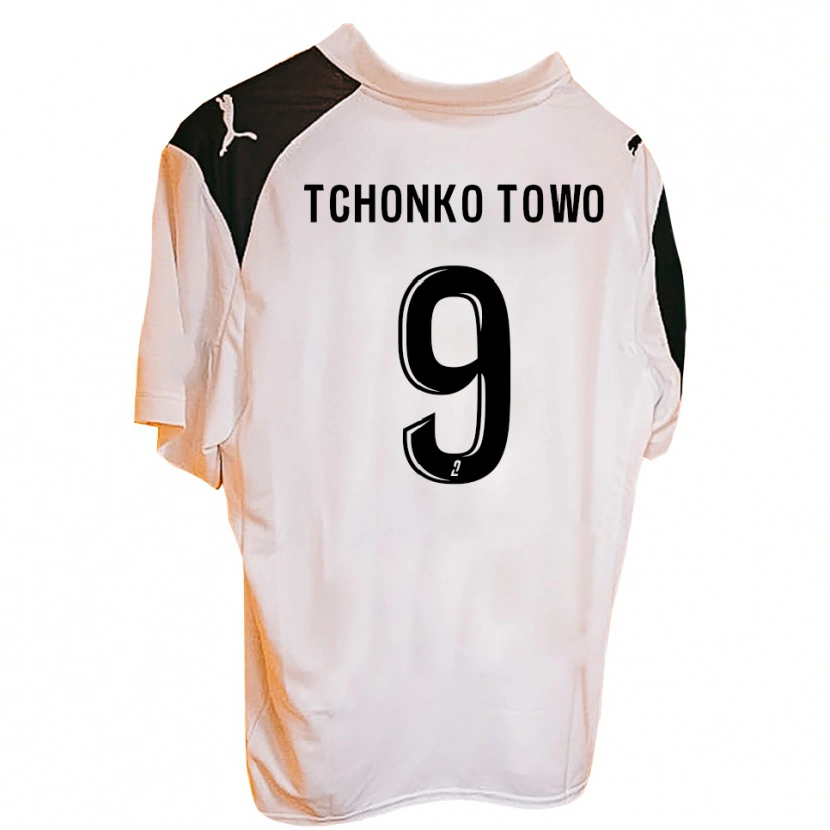 Danxen Women Lindjeck Tchonko Towo #9 Black White Home Jersey 2025/26 T-Shirt