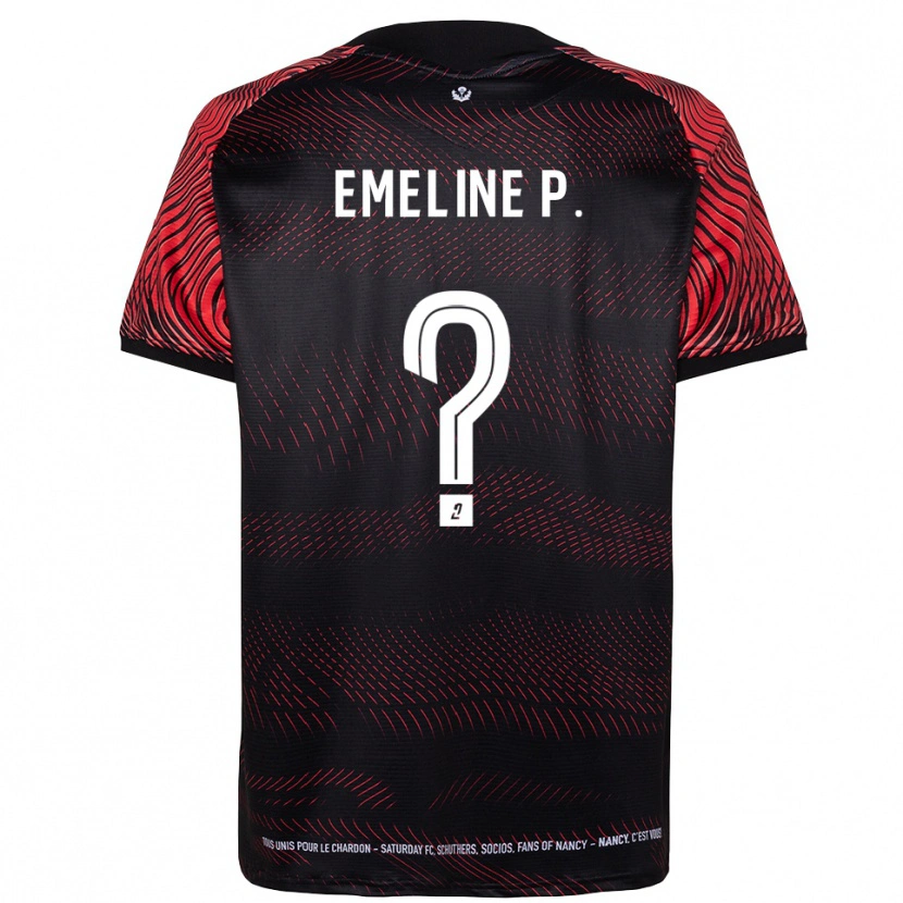 Danxen Women Emeline Poirel #0 White Red Home Jersey 2025/26 T-Shirt