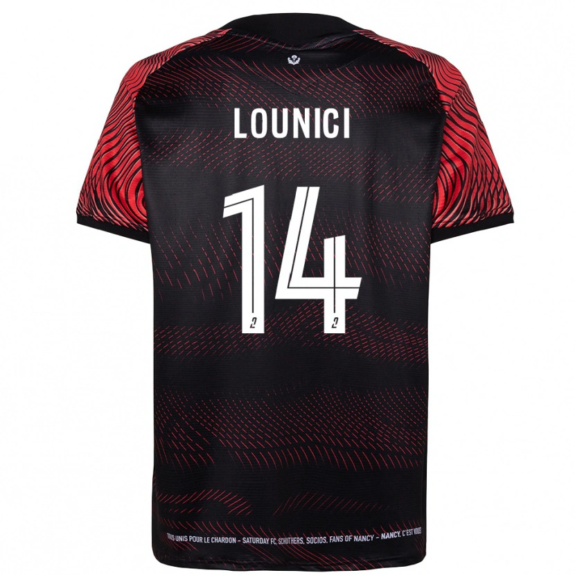 Danxen Women Mohand Lounici #14 White Red Home Jersey 2025/26 T-Shirt