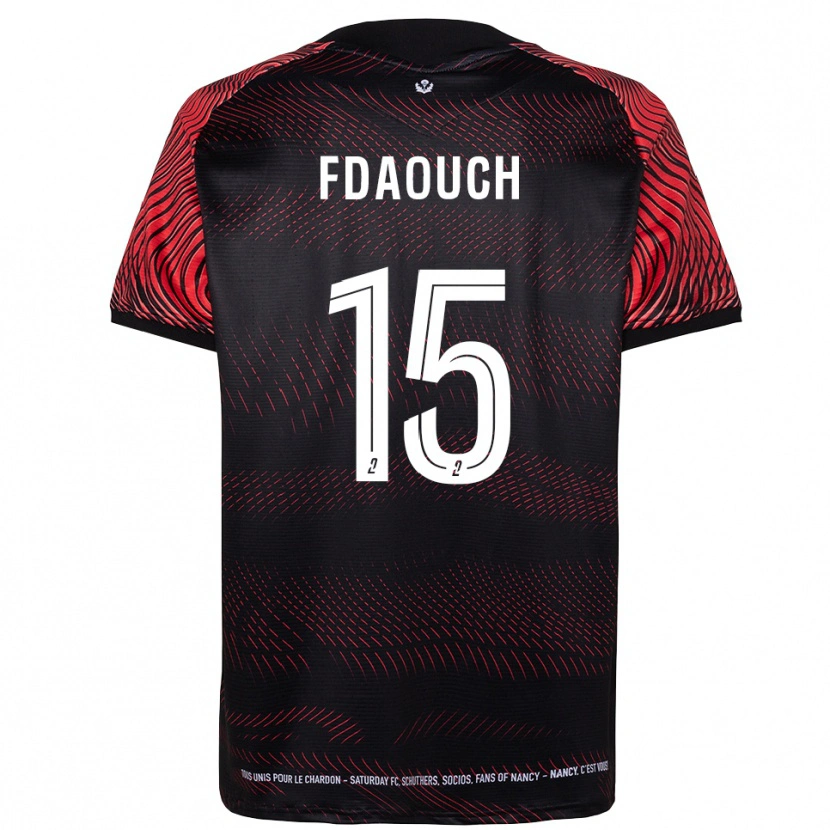Danxen Women Zakaria Fdaouch #15 White Red Home Jersey 2025/26 T-Shirt
