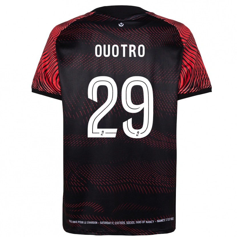 Danxen Women Patrick Ouotro #29 White Red Home Jersey 2025/26 T-Shirt