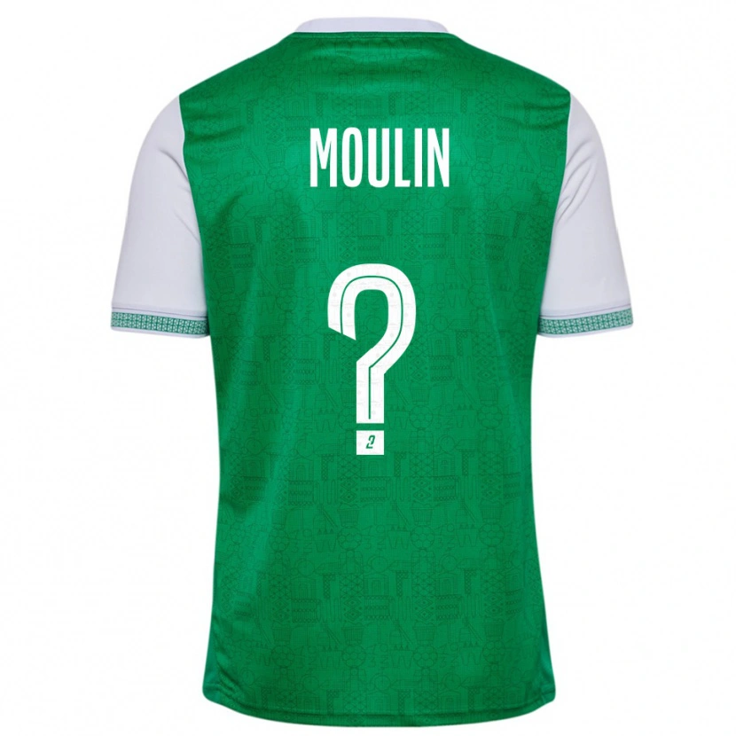 Danxen Women Noah Moulin #0 Green White Home Jersey 2025/26 T-Shirt