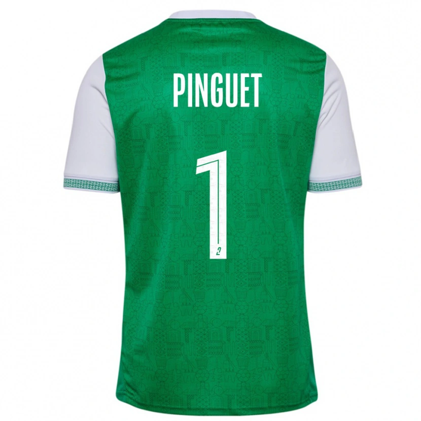 Danxen Women Alice Pinguet #1 Green White Home Jersey 2025/26 T-Shirt