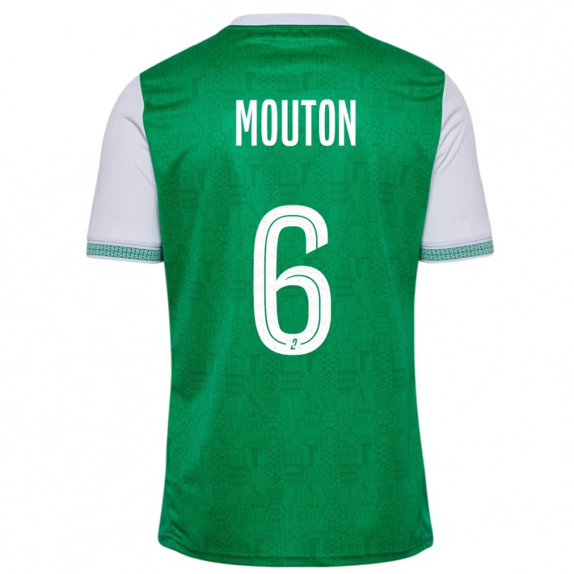 Danxen Women Jules Mouton #6 Green White Home Jersey 2025/26 T-Shirt
