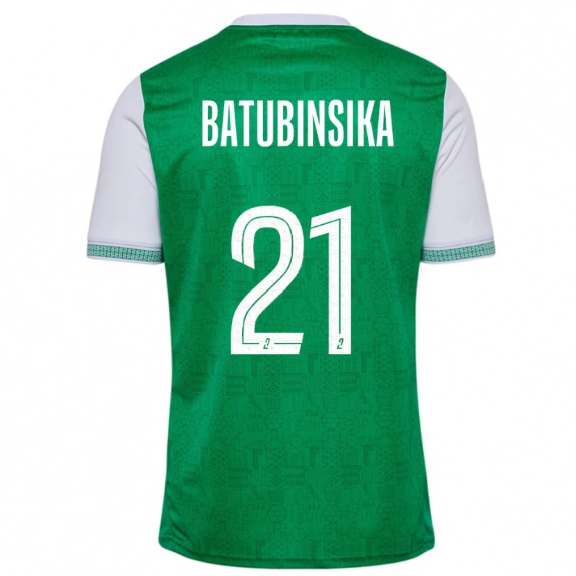 Danxen Women Dylan Batubinsika #21 Green White Home Jersey 2025/26 T-Shirt