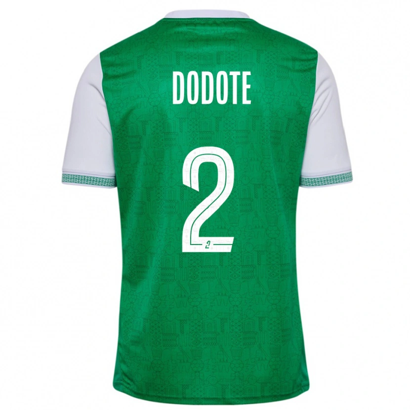 Danxen Women Axel Dodote #2 Green White Home Jersey 2025/26 T-Shirt