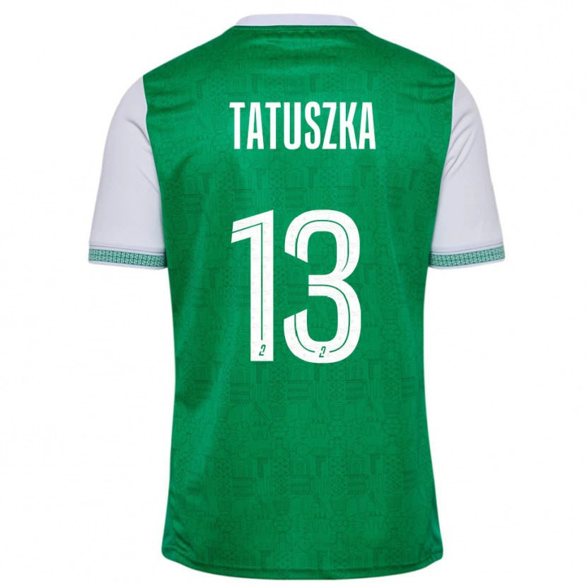 Danxen Women Maxence Tatuszka #13 Green White Home Jersey 2025/26 T-Shirt