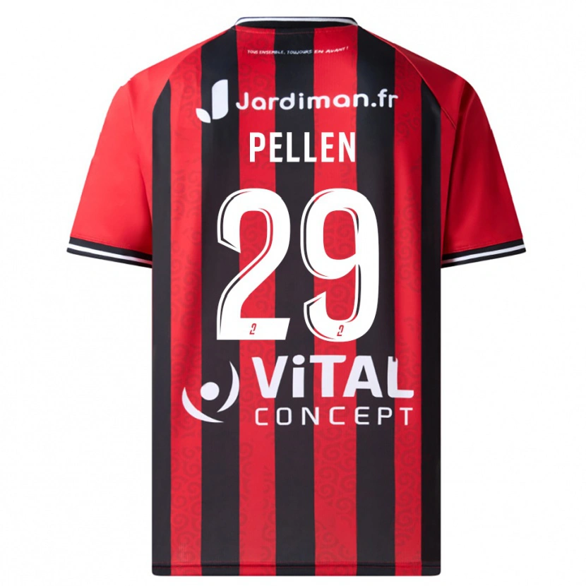 Danxen Women Blanche Pellen #29 Red Black Home Jersey 2025/26 T-Shirt