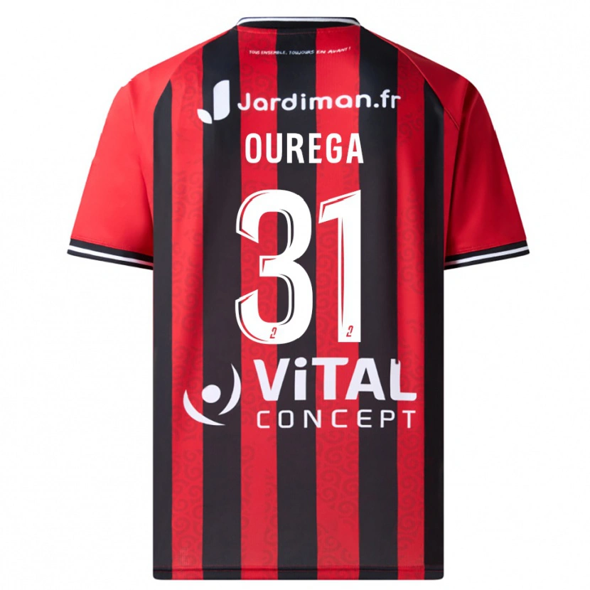 Danxen Women Dylan Ourega #31 Red Black Home Jersey 2025/26 T-Shirt