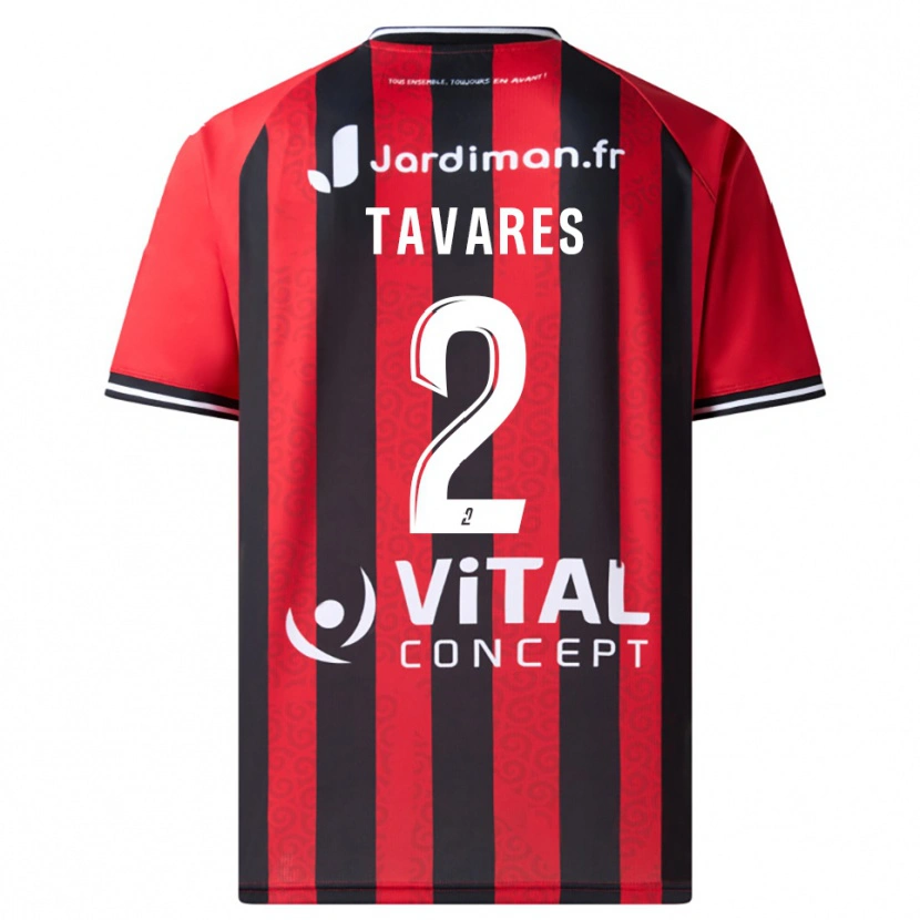 Danxen Women Héliohdino Tavares #2 Red Black Home Jersey 2025/26 T-Shirt