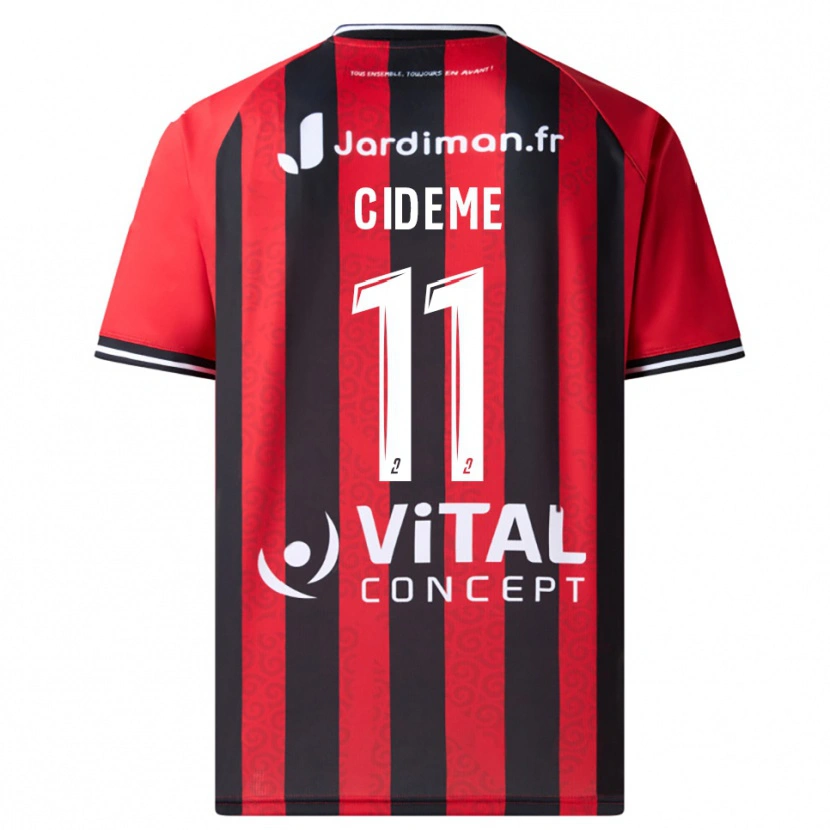 Danxen Women Evan Cideme #11 Red Black Home Jersey 2025/26 T-Shirt