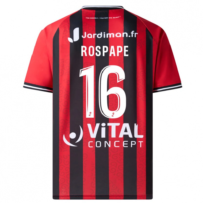 Danxen Women Milo Rospape #16 Red Black Home Jersey 2025/26 T-Shirt