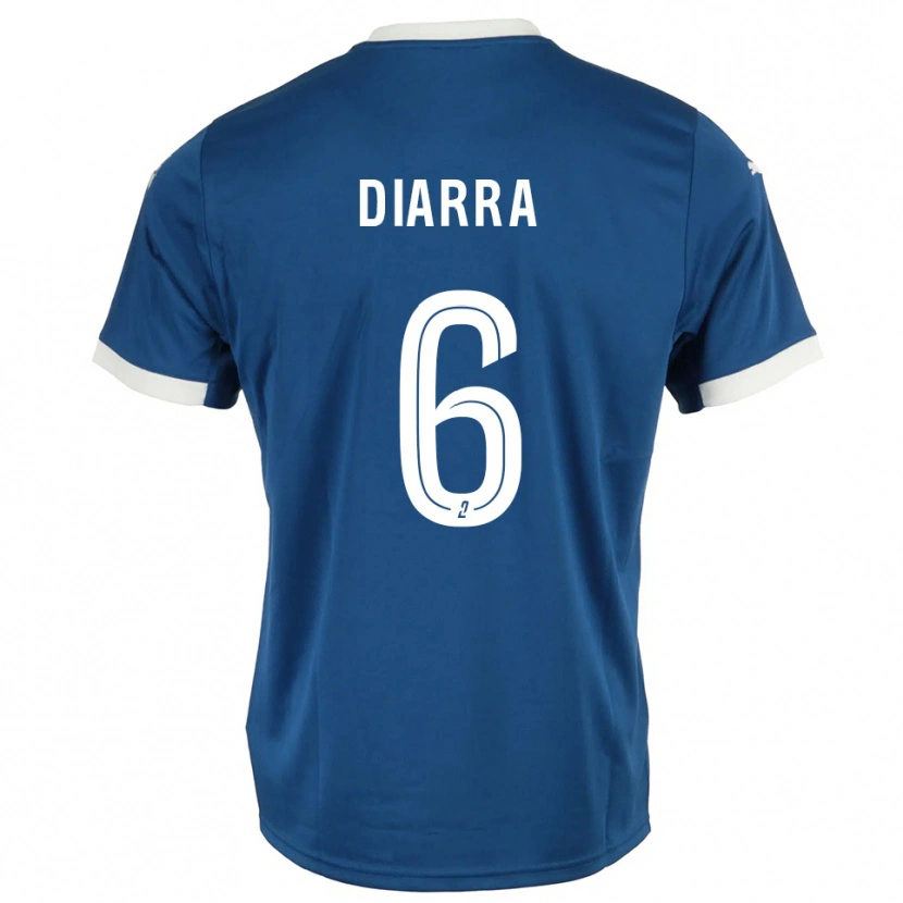 Danxen Women Salimou Diarra #6 Blue White Home Jersey 2025/26 T-Shirt