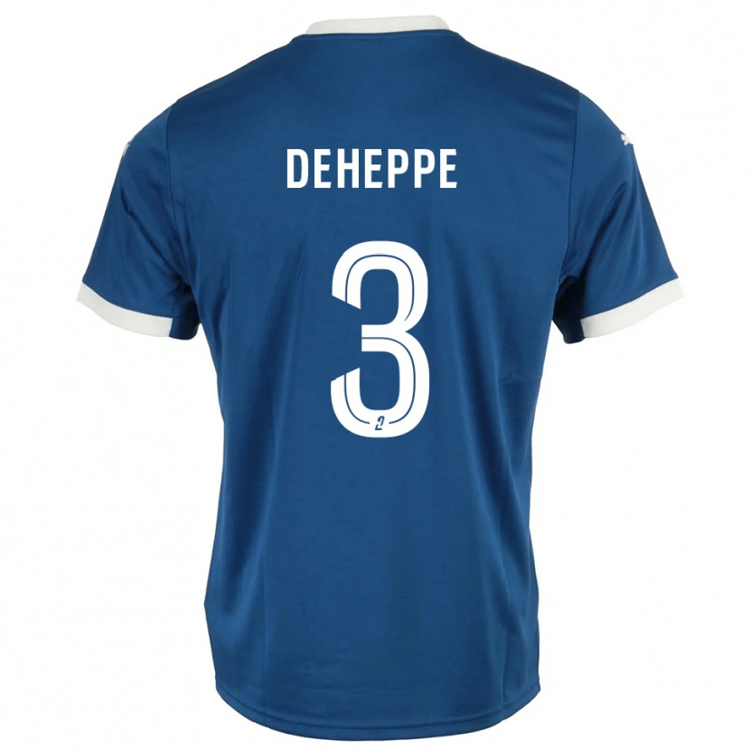 Danxen Women Nathan Deheppe #3 Blue White Home Jersey 2025/26 T-Shirt