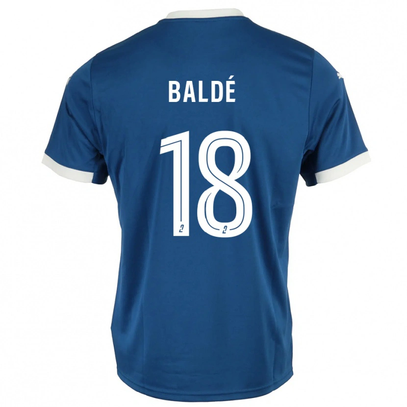 Danxen Women Thierno Baldé #18 Blue White Home Jersey 2025/26 T-Shirt