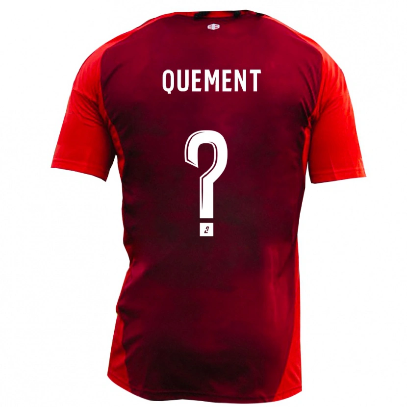 Danxen Women Lucas Quement #0 Red Burgundy Home Jersey 2025/26 T-Shirt